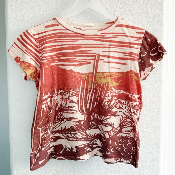 MOTHER Orange Brown Little Sinful Cactus Baby Tee - Picture 2 of 6